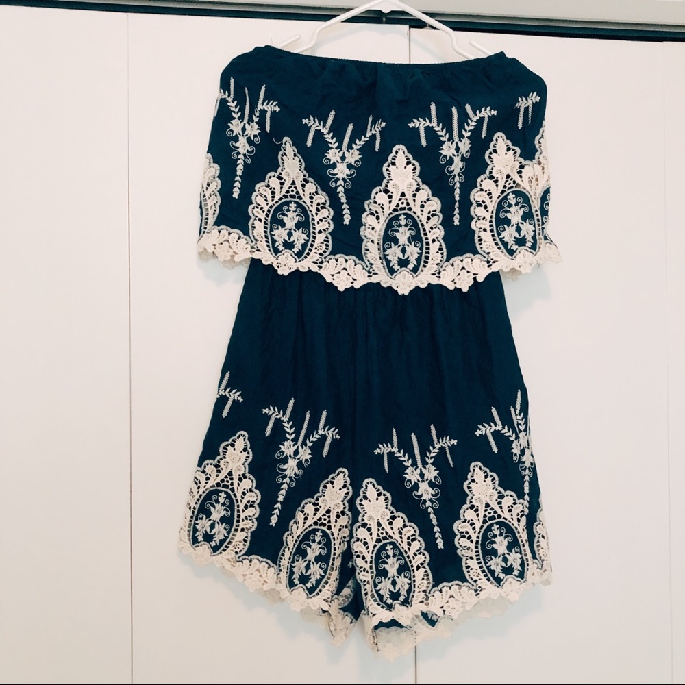 Cute Lace Romper
